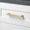 Gliderite Hardware 6-1/4 in. Center to Center Solid Square Bar Pull Satin Gold 21683-160-SG-1 - alternate 3